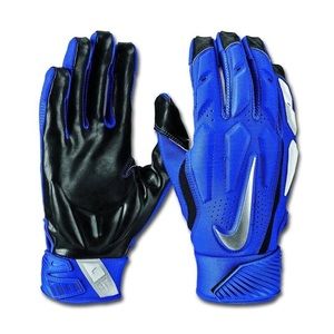 Nike D-Tack 6 blue lineman gloves